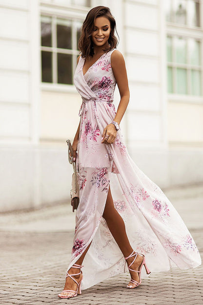 Plus Size Lorentia Chiffon Maxi Dress
