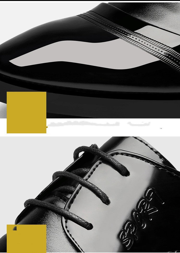 Men’s Korean Style Pointed Leather Shoes – Casual Fashion Business Wear