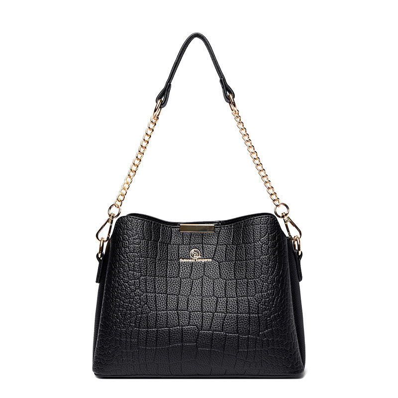 Women's Fashion Crossbody One Shoulder Chain Bucket Bag