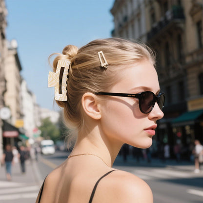 4Pcs Tortoise Hair Claw Clips