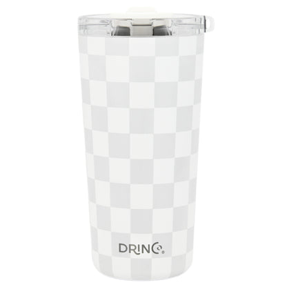 DRINCO® Seattle 20oz Insulated Tumbler Leakproof w/straw-Checker