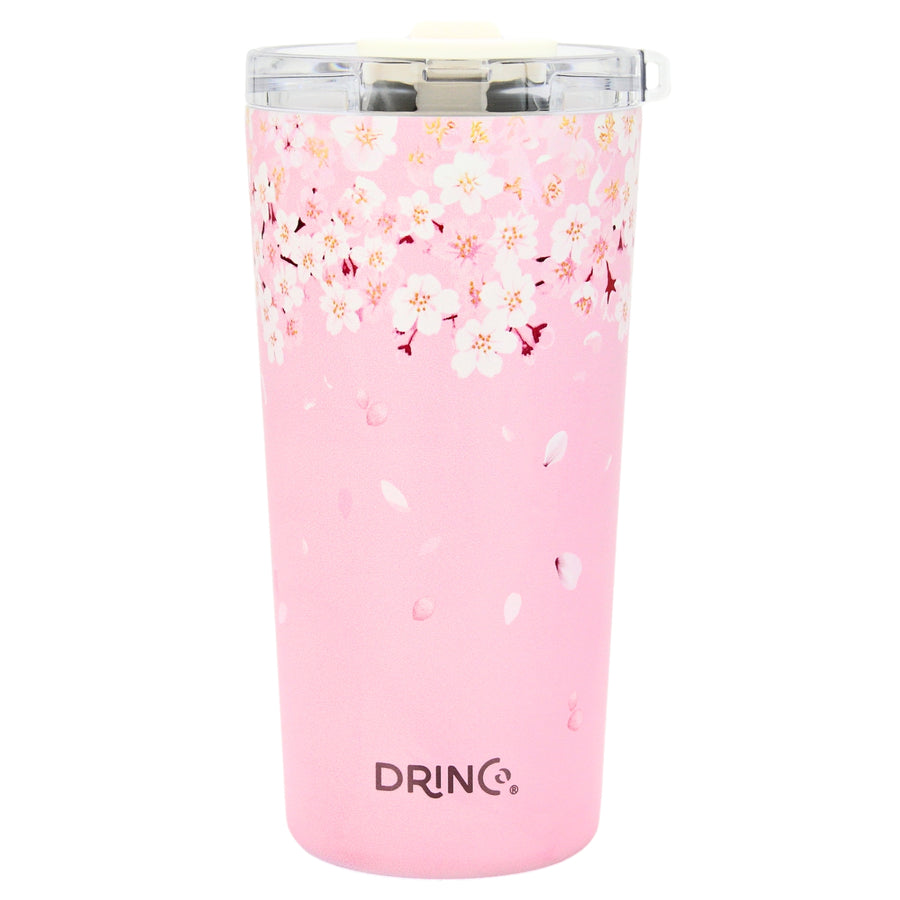 DRINCO® Seattle 20oz Insulated Tumbler Spill Proof Lid w/straw-Sakura