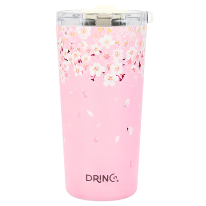 DRINCO® Seattle 20oz Insulated Tumbler Spill Proof Lid w/straw-Sakura