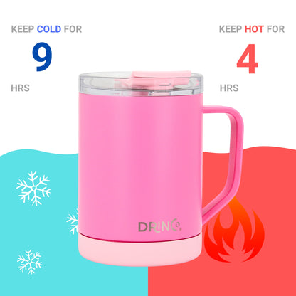 DRINCO® 16 oz Coffee Mug Vacuum Insulated Camping Mug Double Wall