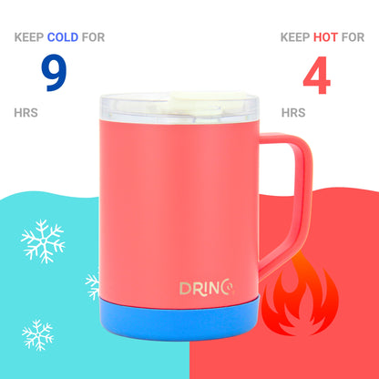 DRINCO® 16 oz Coffee Mug Vacuum Insulated Camping Mug Double Wall