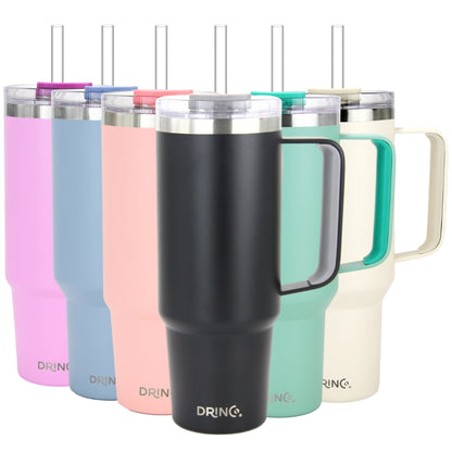 Drinco 40oz BugSur Tumbler with Handle (Black)