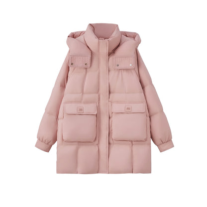 Loose Casual Cold Protective Clothing Temperament Cotton-padded Jacket