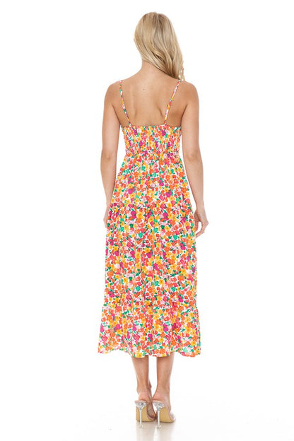 Women Floral Maxi Dress