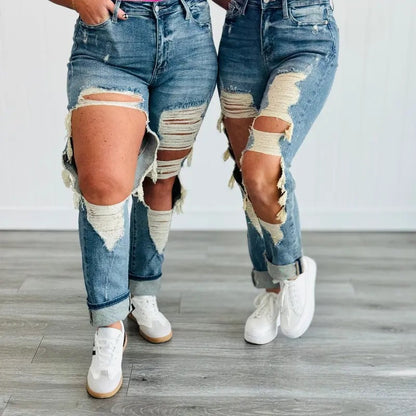 Women's High-Waist Jeans