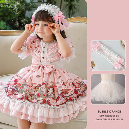 Girls' Lolita Puffy Dress