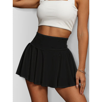Women Tennis Skirt Golf Skorts Athletic High Waisted With Pockets Inner Shorts Sport Workout