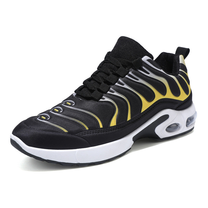 Men’s Air Cushion Sneakers | Color block Lace-Up Fashion Sports & Casual Shoes