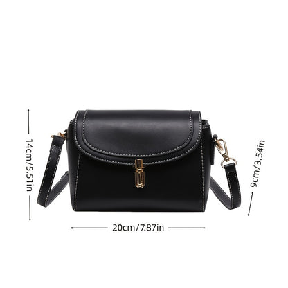 Women’s PU Shoulder Bag – Large Capacity Small Square Crossbody Handbag