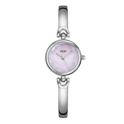 Women’s Simple Round Dial Bangle Quartz Watch