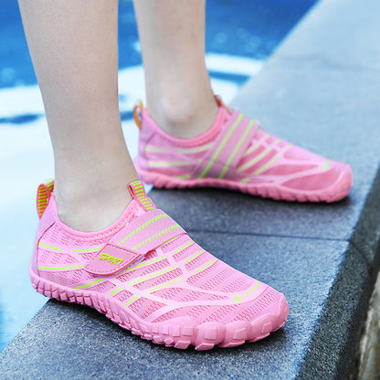 Kids’ Swimming & Wading Shoes – Soft-Soled Non-Slip Breathable Water Shoes