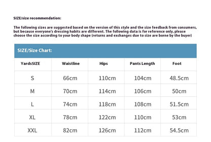 Contrast Color Denim Straight-leg Trousers Men