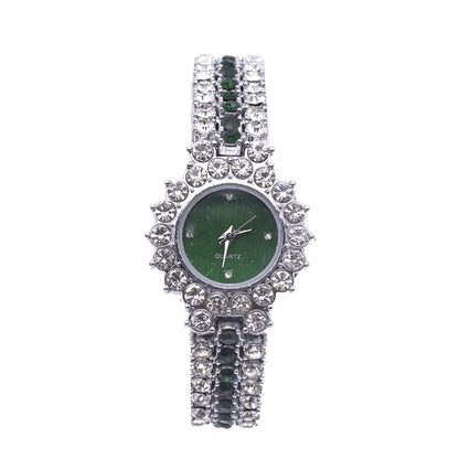 Steel Band Bracelet Two-Piece Watch Set