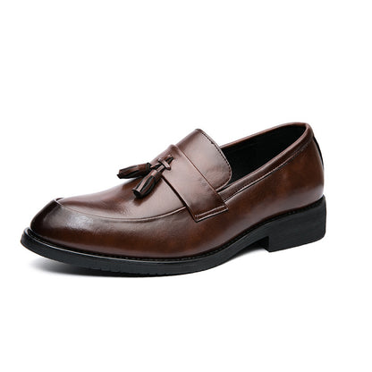 Men’s Classic Tassel Leather Loafers – Casual, Wedding & Formal Dress Shoes