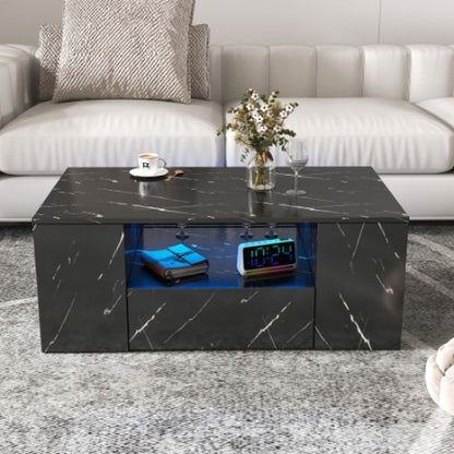 Modern LED Coffee Table & Storage
