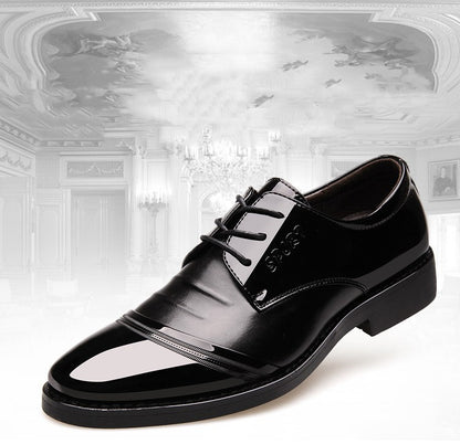 Men’s Korean Style Pointed Leather Shoes – Casual Fashion Business Wear