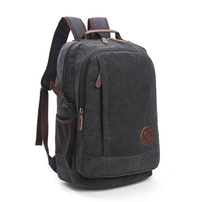 Men’s & Women’s Canvas Backpack – Wear-Resistant Large Capacity Casual Bag