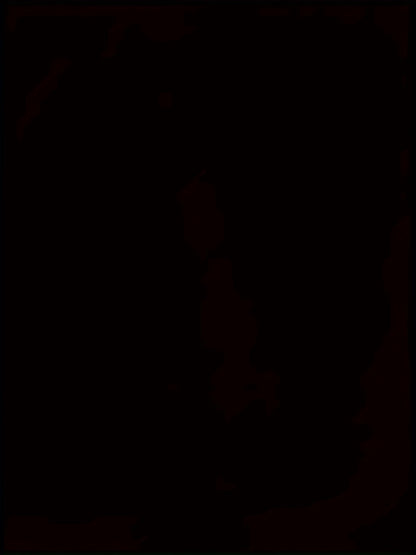 3D Digital Cool Wolf Contrast Color Eye Pattern Round Neck T-shirt