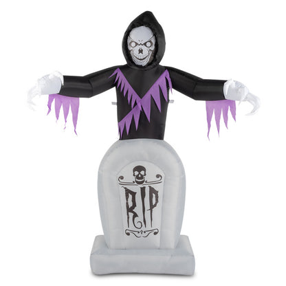 Grim Reaper And Grave, Halloween Inflatable Decoration