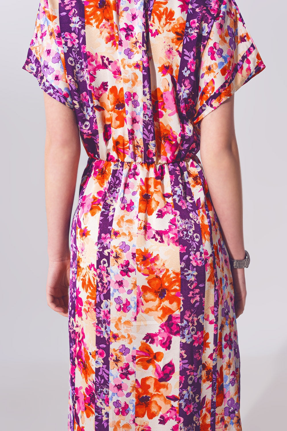 Florentia Knot-Front Midi Dress
