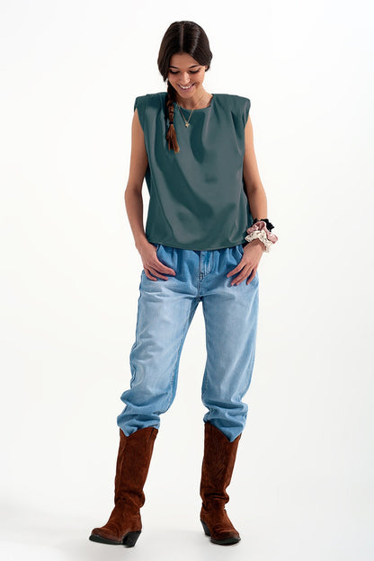 Nyelora Satin Frame Top