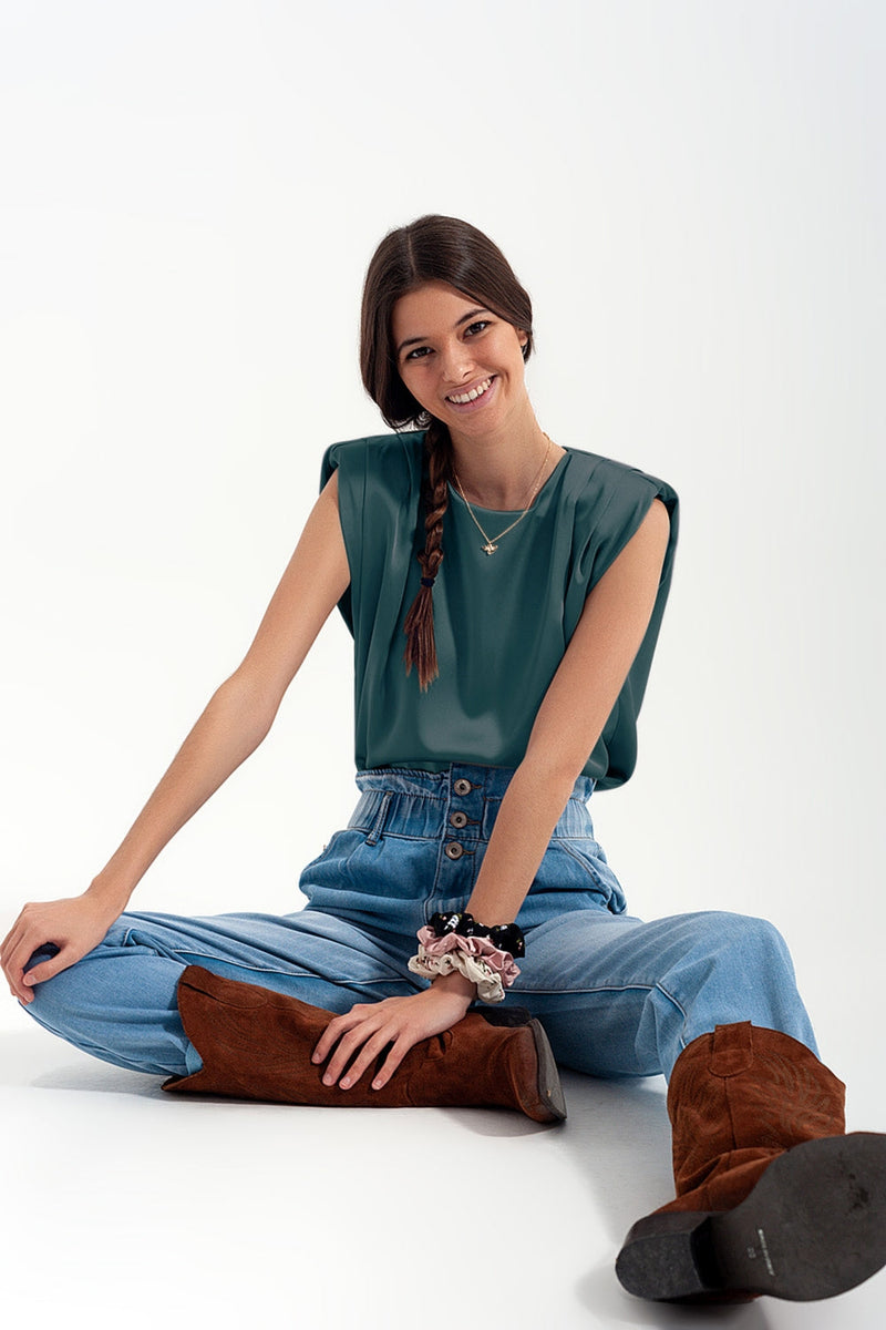 Nyelora Satin Frame Top