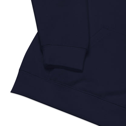 Kids fleece hoodie with Ukrainian Tryzub