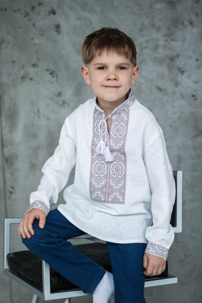 Kids Vyshyvanka Shirt – Ukrainian Embroidered Shirt for Boys