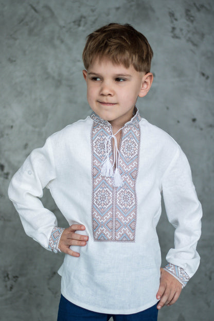 Kids Vyshyvanka Shirt – Ukrainian Embroidered Shirt for Boys