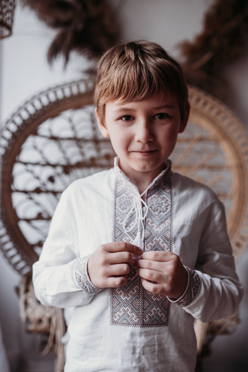 Kids Vyshyvanka Shirt – Ukrainian Embroidered Shirt for Boys