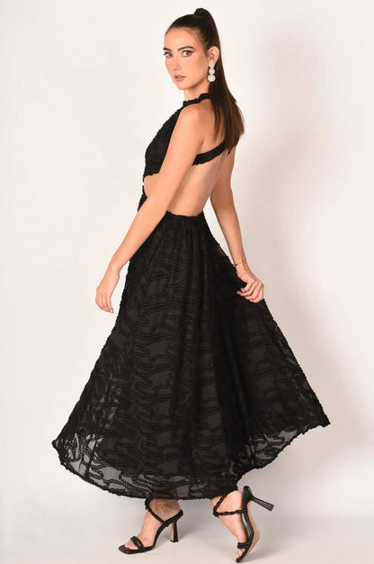 Whispering Jacquard Maxi