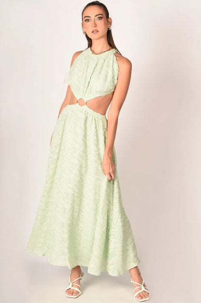 Whispering Jacquard Maxi