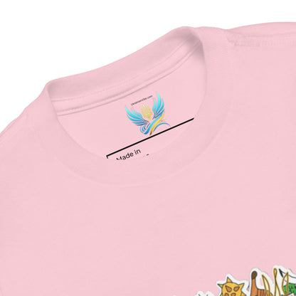 Toddler Short Sleeve T-Shirt with Ukraine Design
