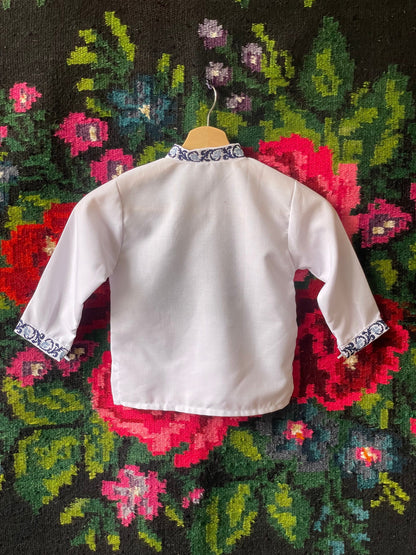 Ukrainian Boy Vyshyvanka Shirt – Embroidered Traditional Sorochka | Boho Kids Top